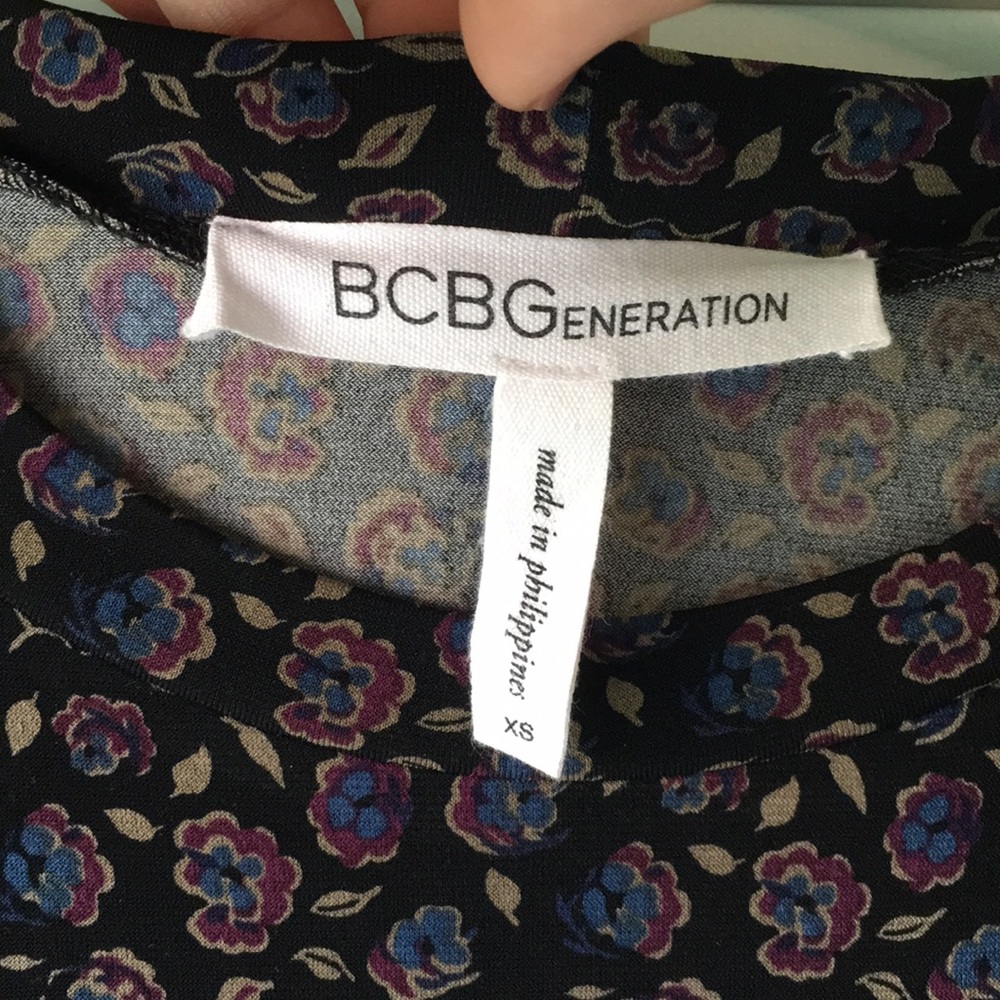 BCBG Generation Long Sleeve Baby Doll Dress - Picture 5 of 8